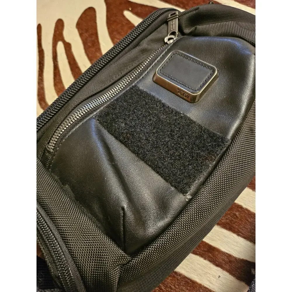 Tumi Alpha Bravo Kelley Chest Pack Sling Bag Black